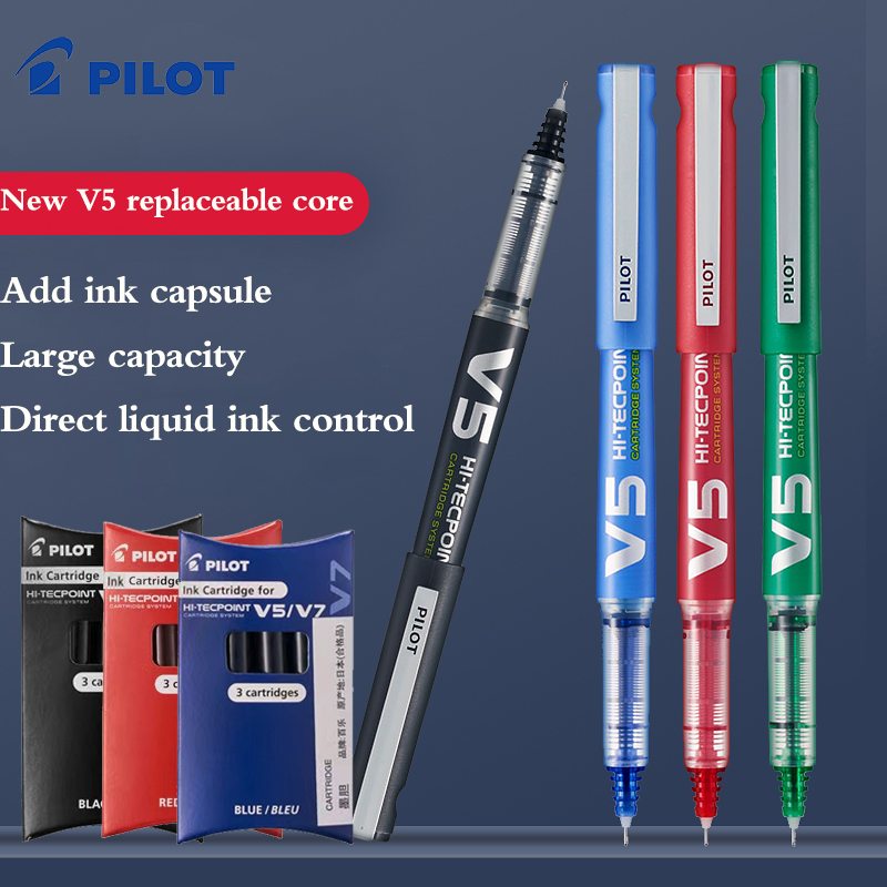 5 Pcs PILOT Gel Pen BXC-V5/V7  - Pilot Pen V5 review and price