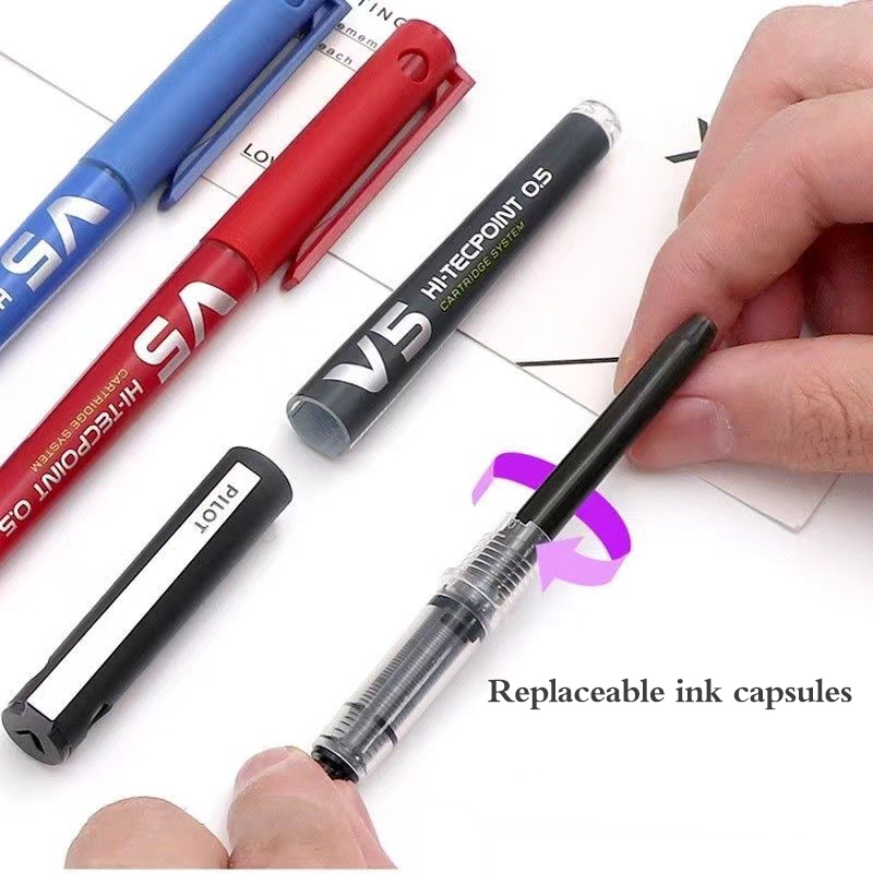 5 Pcs PILOT Gel Pen BXC-V5/V7  - Pilot Pen V5 review and price