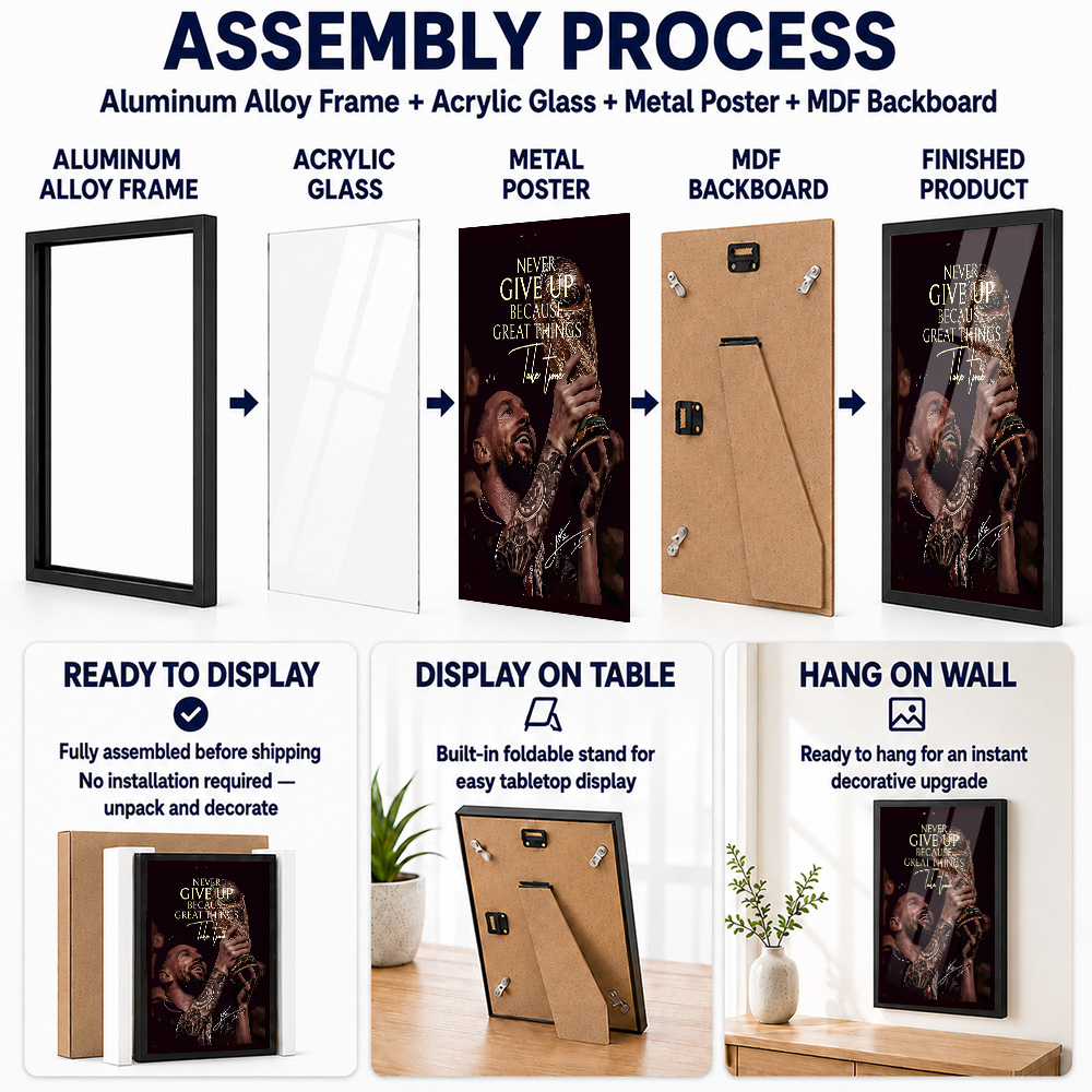 Lionel Messi Victory Framed Al - Metal Photo Panel review and price