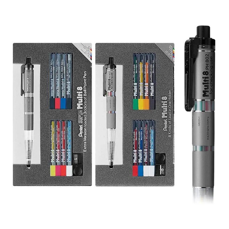 Japan Pentel Multi+8 Mechanica - Pentel Pen Energel review and price