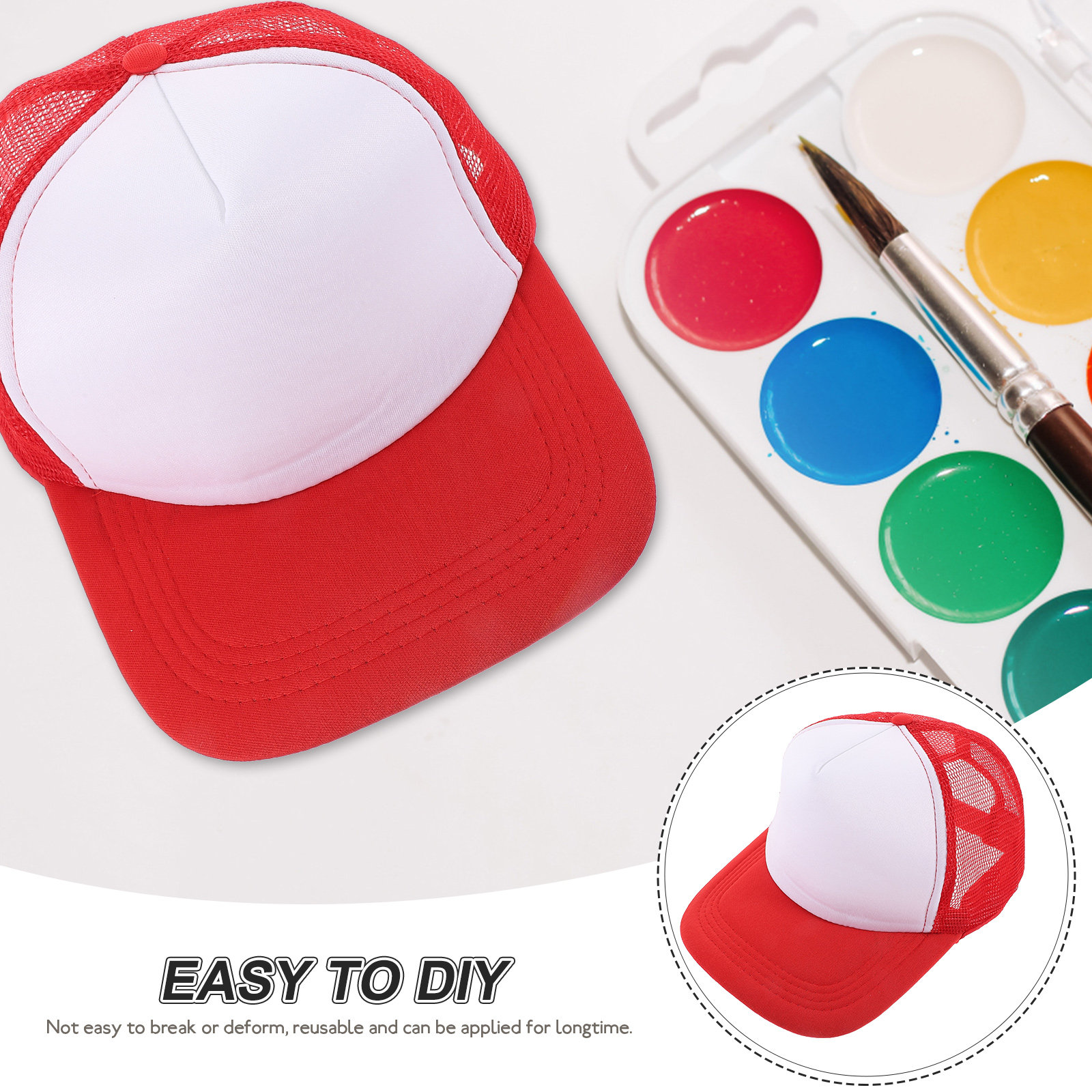 10Pcs Mesh Baseball Hats Blank - Hat Sublimation Blank review and price